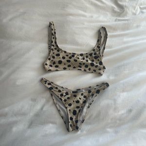 triangl leopard print bikini